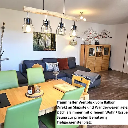 Apartamento Naturverliebt Im Schwarzwald - Mit Sauna Und Panoramabalkon, Direkt An Skipiste Und Wanderwegen